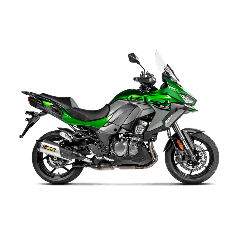 AKRAPOVIC S-K10SO22-HWT Вихлопна система Slip-On (Titanium) Kawasaki Versys 1000 2019 - 2021 Photo-1 