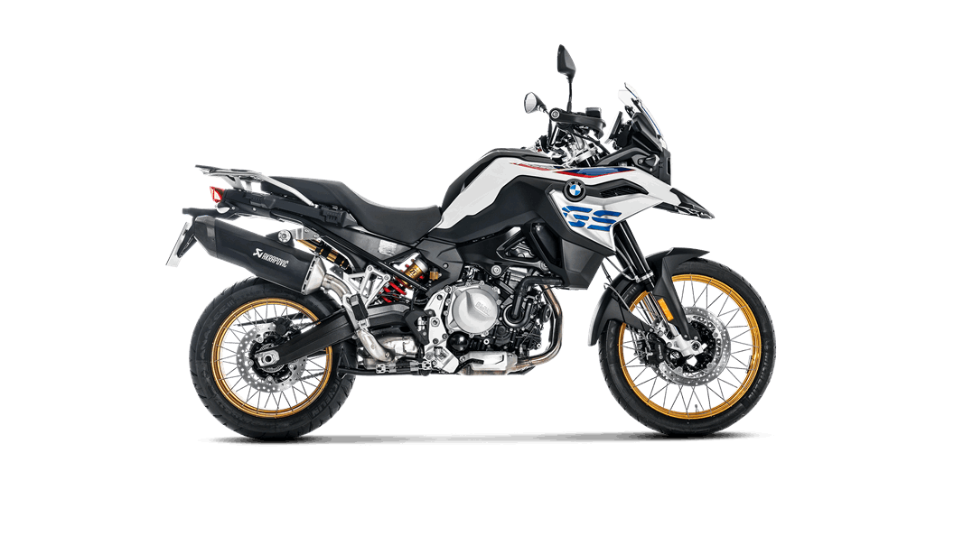 AKRAPOVIC S-B8SO8-HFBFCTBL Вихлопна система Slip-On Line (Titanium) BMW F 750 GS | F 850 GS 2018-2021 Photo-1 