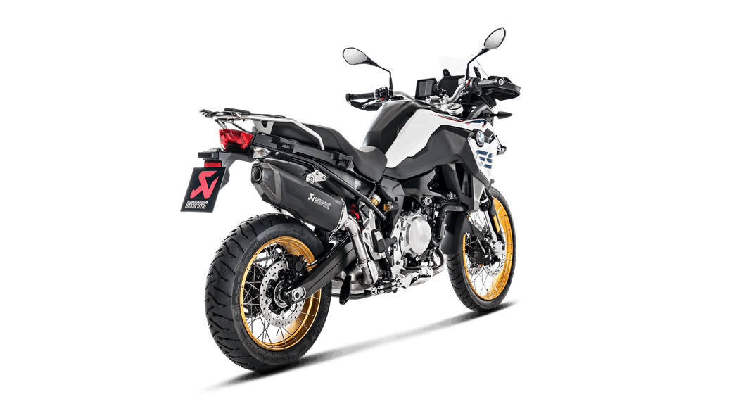 AKRAPOVIC S-B8SO8-HFBFCTBL Вихлопна система Slip-On Line (Titanium) BMW F 750 GS | F 850 GS 2018-2021 Photo-2 
