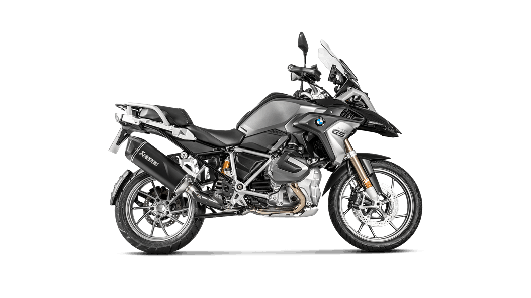 AKRAPOVIC S-B12SO23-HAATBL Вихлопна система Slip-On Line (BLACK) BMW R 1250 GS / ADVENTURE 2019-2021 Photo-1 