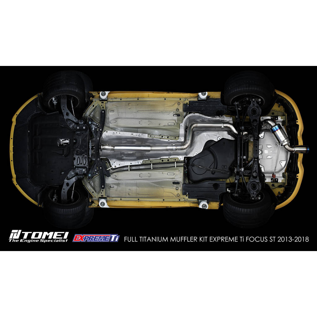 TOMEI TB6090-FR02A Тітанова вихлопна система EXPREME Ti FOCUS ST 2013-2018 Photo-3 