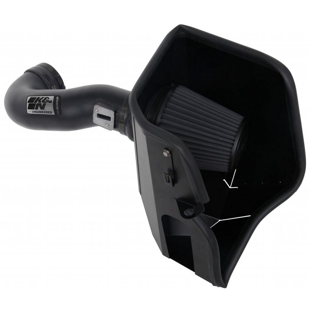 K&N 71-3110 Система спортивного повітряного фільтра для PERF INTAKE KIT CHEVROLET SILVERADO 1500 V8-5.3/6.2L F/I, 2019 Photo-0 
