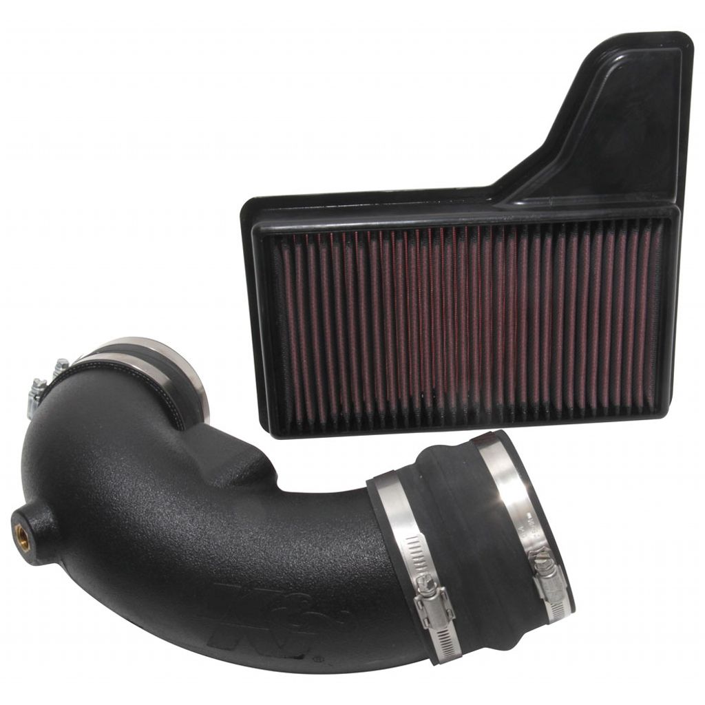 K&N 57-2605 Система спортивного повітряного фільтра для FORD MUSTANG GT V8-5.0L F/I, 2018-2019 Photo-0 