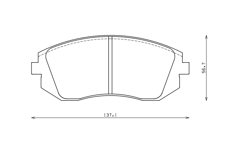 ENDLESS EP386MX72 Гальмівні колодки перед для SUBARU BRZ / FORESTER / IMPREZA / WRX / TOYOTA GT86 Photo-1 