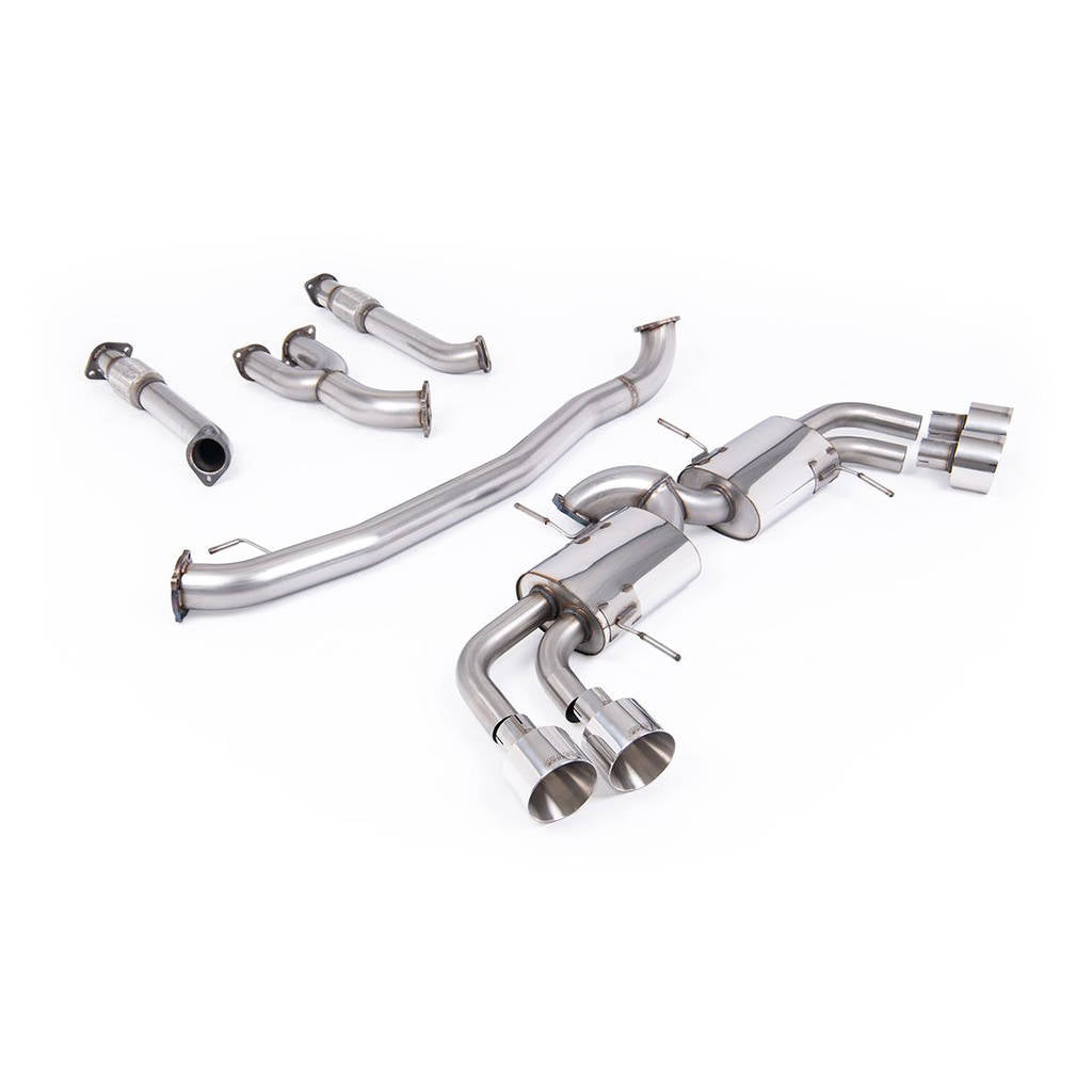 MILLTEK SSXNI025 Primary Кат-бек Quad 127mm GT127 NISSAN GT-R R35 Photo-0 