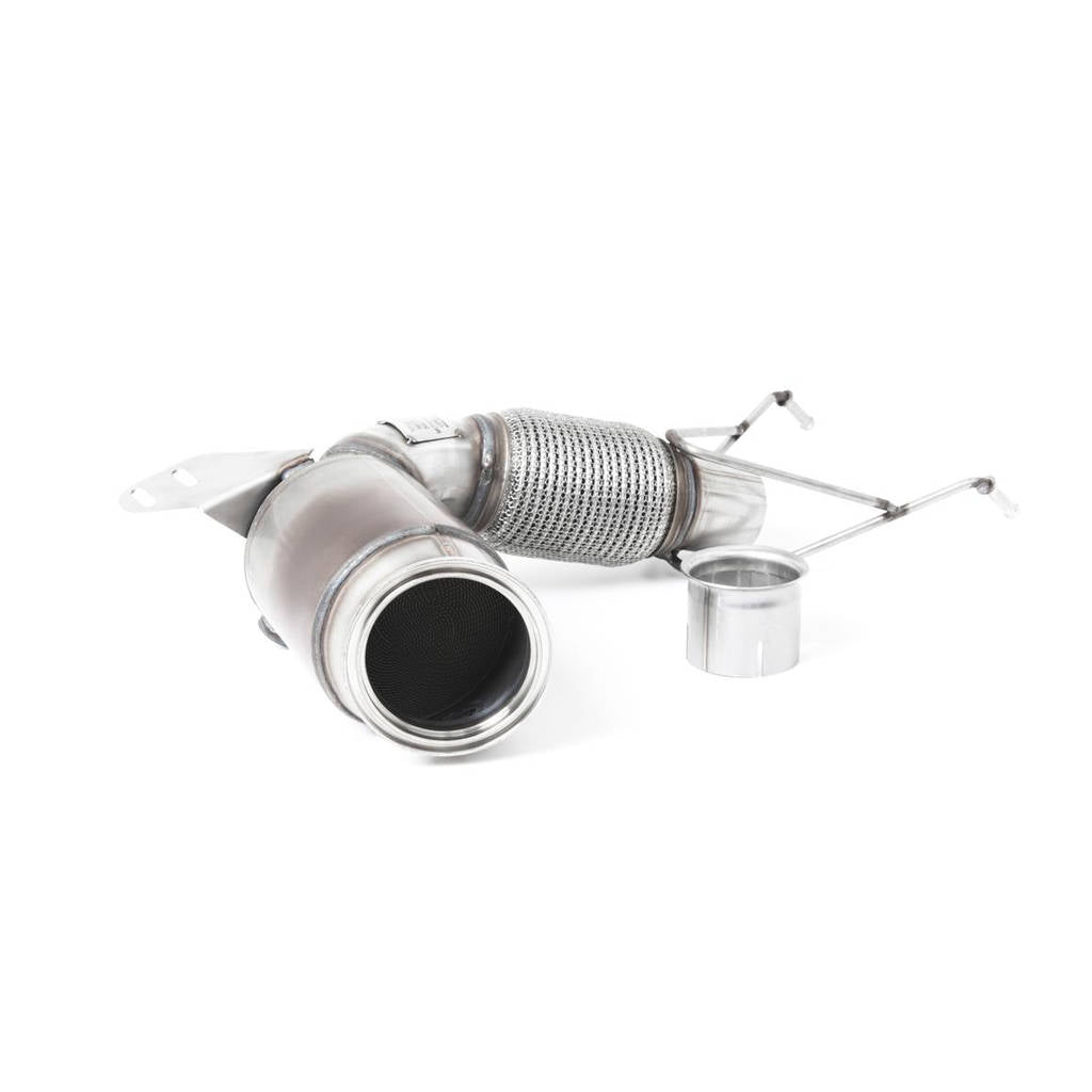 MILLTEK SSXM451 Даунпайп великого діаметру і каталізатор Hi-Flow Sports для MINI Mk3 (F55) MINI COOPER S 2.0 Turbo LCI тільки з GPF/OPF Photo-0 