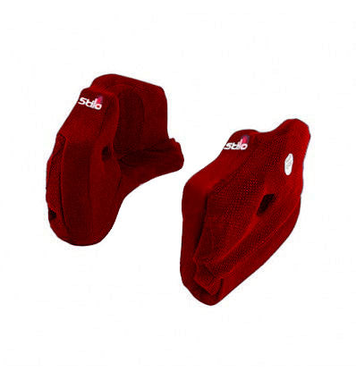 STILO YA0869red Накладки на щоки для шолома KRT/CMR, розмір XXL, червоні Photo-1 