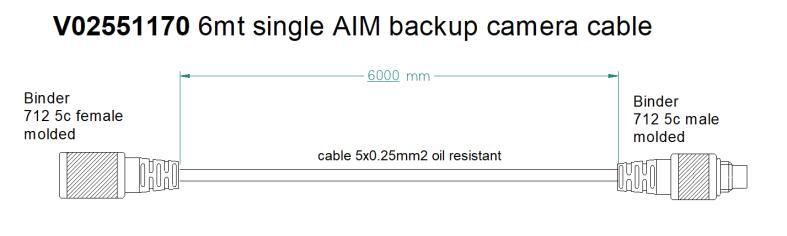 AIM V02551170 Одинарний кабель для дзеркальної камери MXS 1.2 Photo-2 