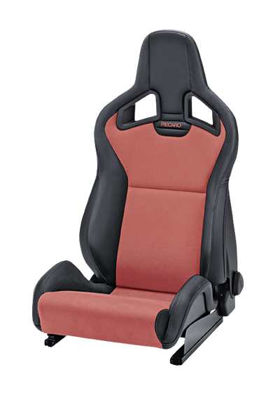 RECARO 410.10.2585 Крісло праве Sportster CS з підігрівом Artificial leather black/Dinamica red Photo-1 