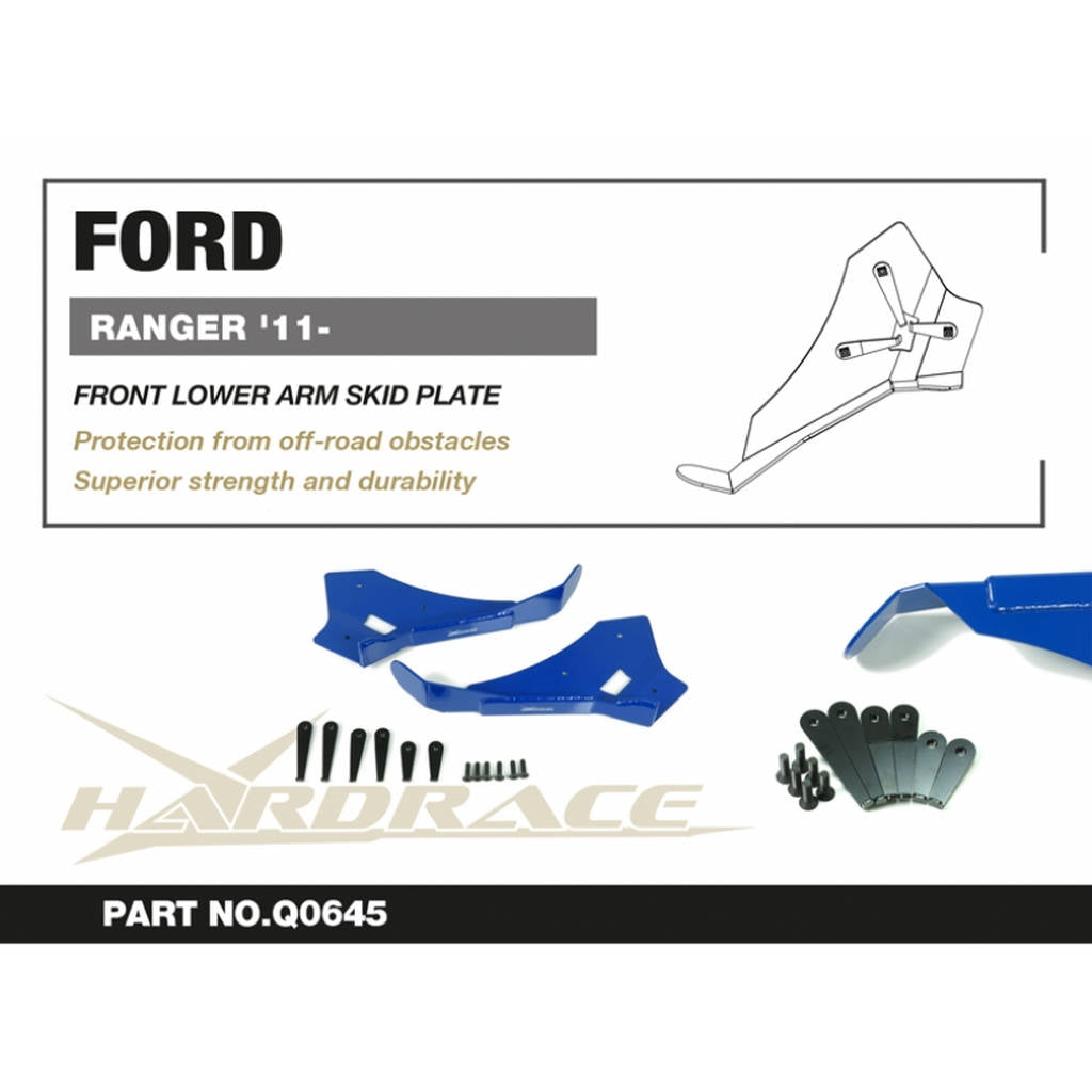 HARDRACE Q0645 Пластина кріплення нижніх важелів FORD RANGER '11 -18/EVEREST '15 -18/MAZDA BT-50 '11 Photo-2 