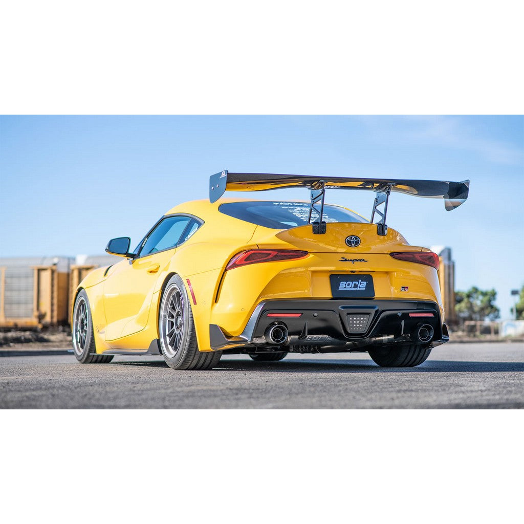 BORLA 140826CFBA Вихлопна система з карбоновими насадками для TOYOTA Supra 3.0L 2020 Photo-1 