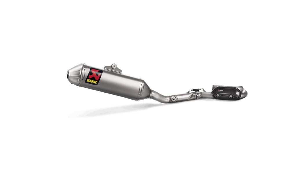 AKRAPOVIC S-K2MET9-BNTA Вихлопна система Evolution Line (Titanium) для Kawasaki KX 250 F 2017-2019 Photo-0 