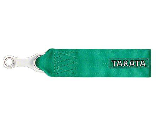TAKATA 78009-H2 Буксировочная петля, під болт 7/16 ", 17 см, зелена Photo-0 