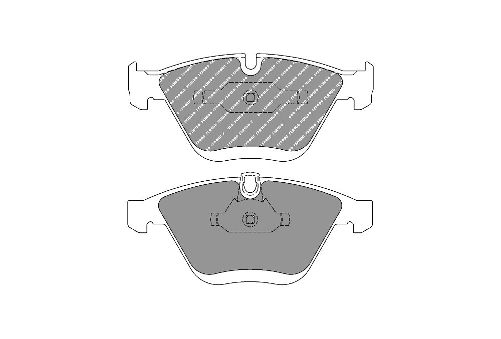 FERODO FDS1628 DS2000 Колодки перед для BMW E60 530/545/550 / E63 / E64 / E65 / E66 / E92 M3 Photo-0 