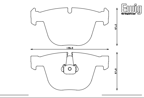 ENDLESS EIP151ME20 Гальмівні колодки задні для BMW M3 E92/E90/M5 E60/M6 E63/E64/X6 E72/1М E82 Photo-0 