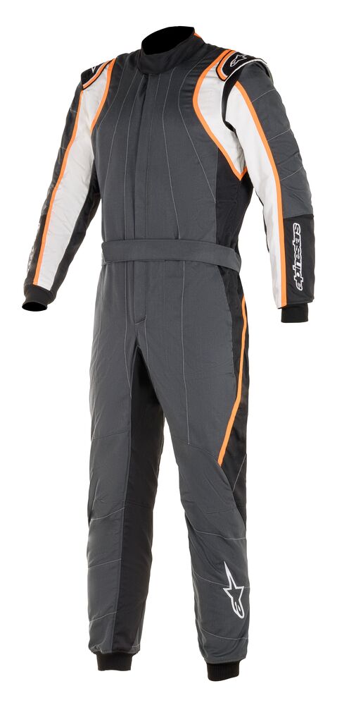 ALPINESTARS 3355020_1424_48 Комбінезон для автоспорту GP RACE v2, FIA 8856-2018, сірий/білий/оранж., Розмір 48 Photo-0 