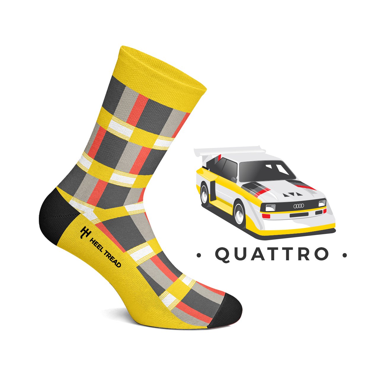 HEEL TREAD HT-QuattroSocks-L шкарпетки Quattro розмір L 41-46 Photo-1 