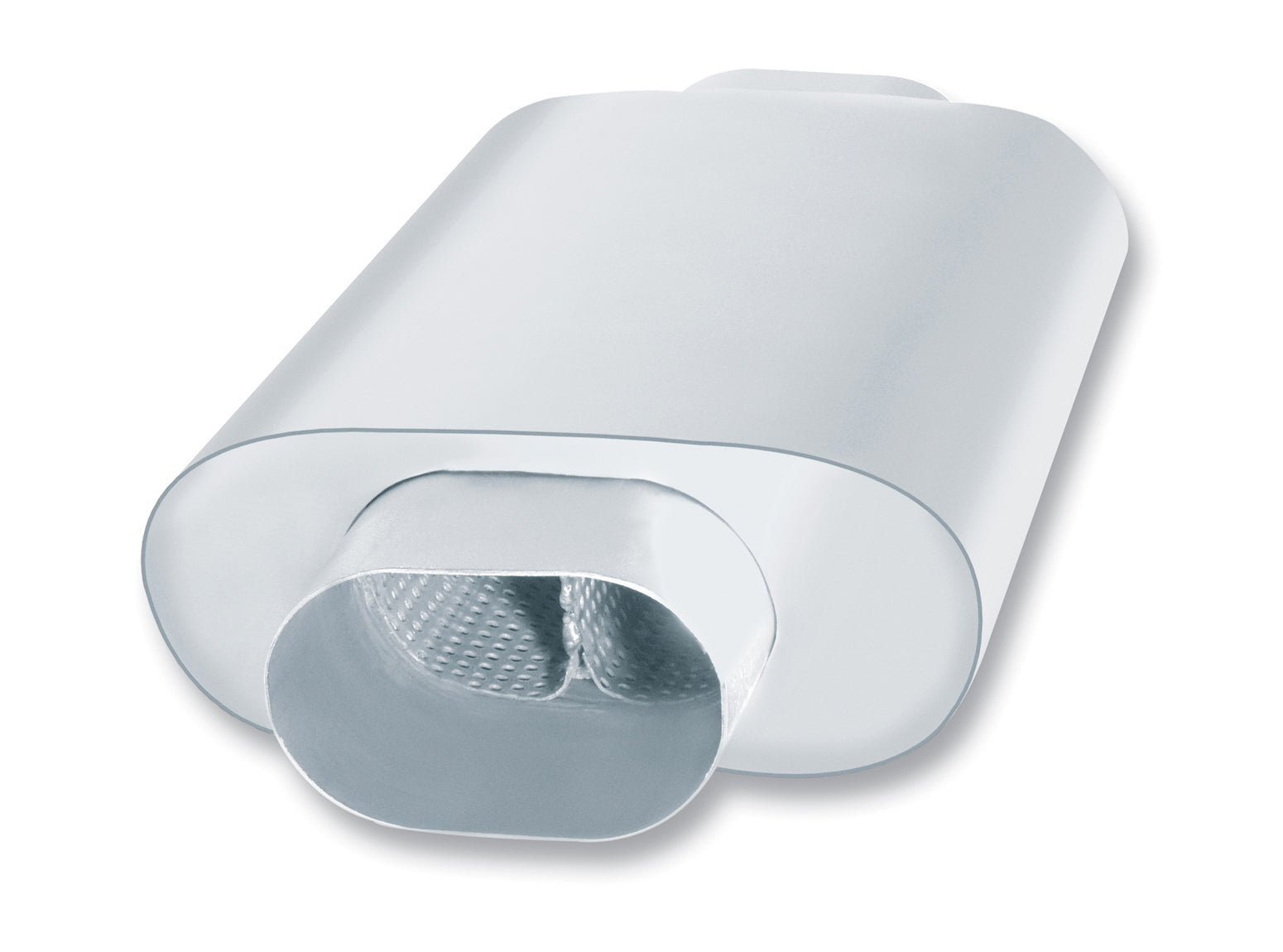 BORLA 40536 Гоночний глушник XR-1 Series Slim Line 3.5", овальна труба, центр-центр 12"x3"x7.88" Photo-0 