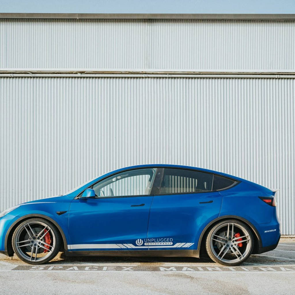 UNPLUGGED PERFORMANCE UP-MY-325-2.1 Задній спойлер високої ефективності, карбон, матовий для TESLA Model Y Photo-6 