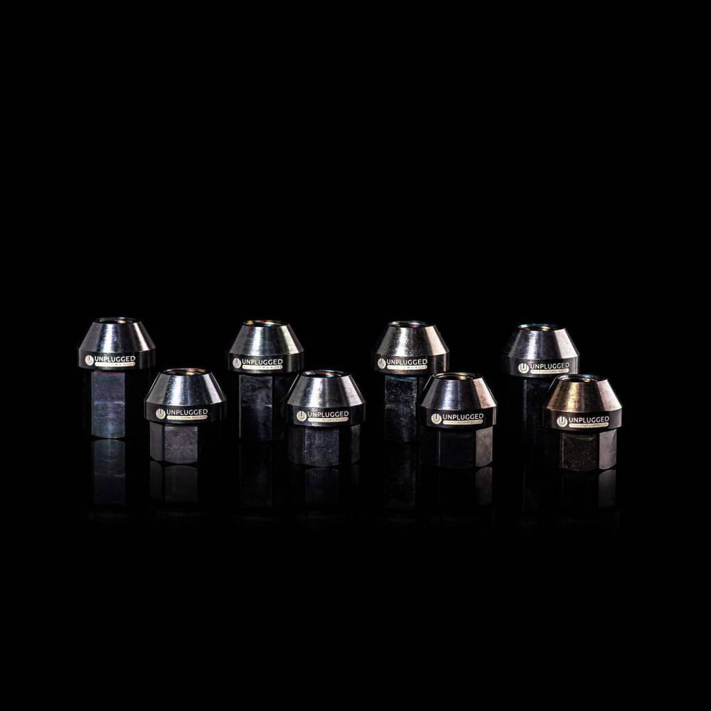 UNPLUGGED PERFORMANCE UP-MU-001-3.1 Набір гайок - надлегкий титан 64 Grade, чорний, 20 шт для TESLA All Models Photo-3 
