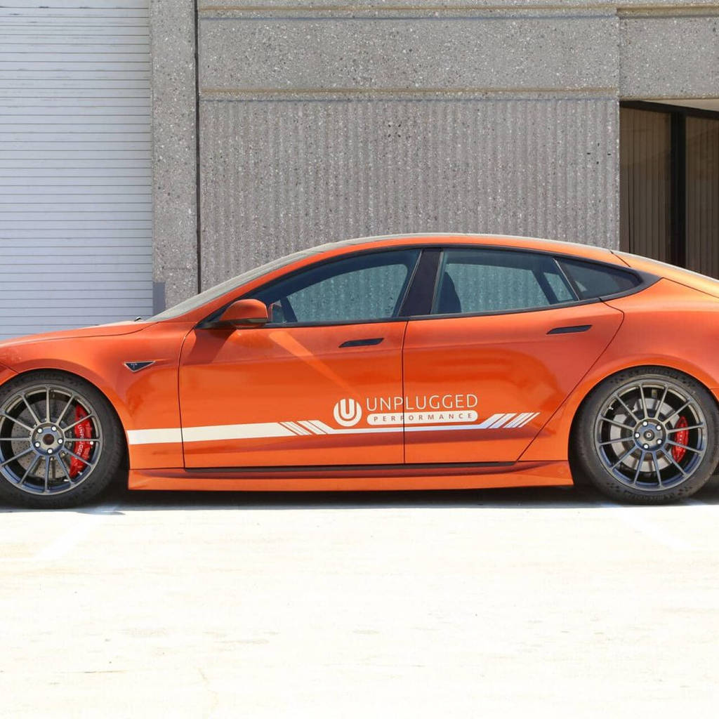 UNPLUGGED PERFORMANCE UP-MS-104-1.1 Комплект бокових порогів, уретан, нефарбований для TESLA Model S Photo-2 