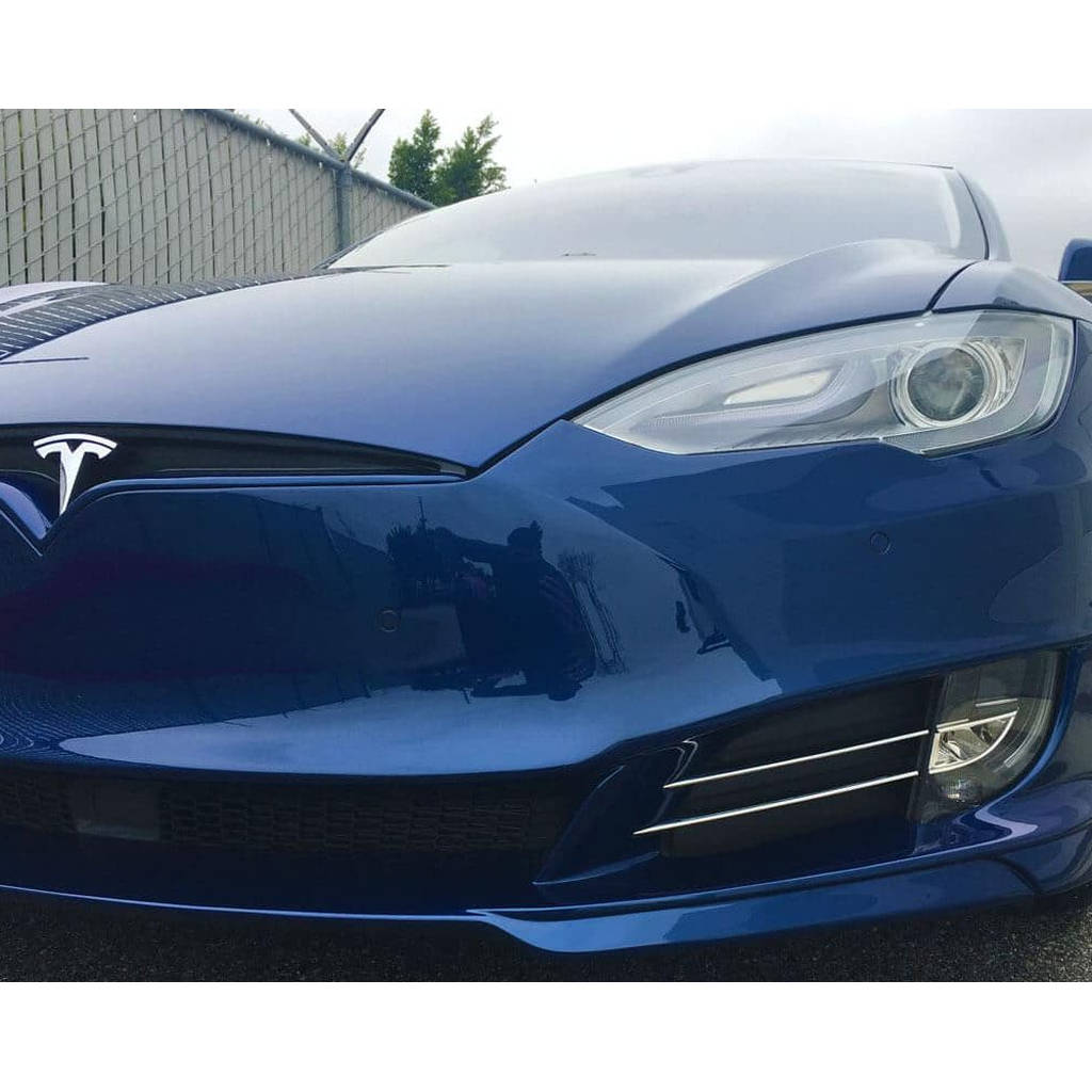 UNPLUGGED PERFORMANCE UP-MS-102-2.1 Обновлення передньої панелі (4 датчики), Нефарбована для TESLA Model S до 2016.5 Photo-4 