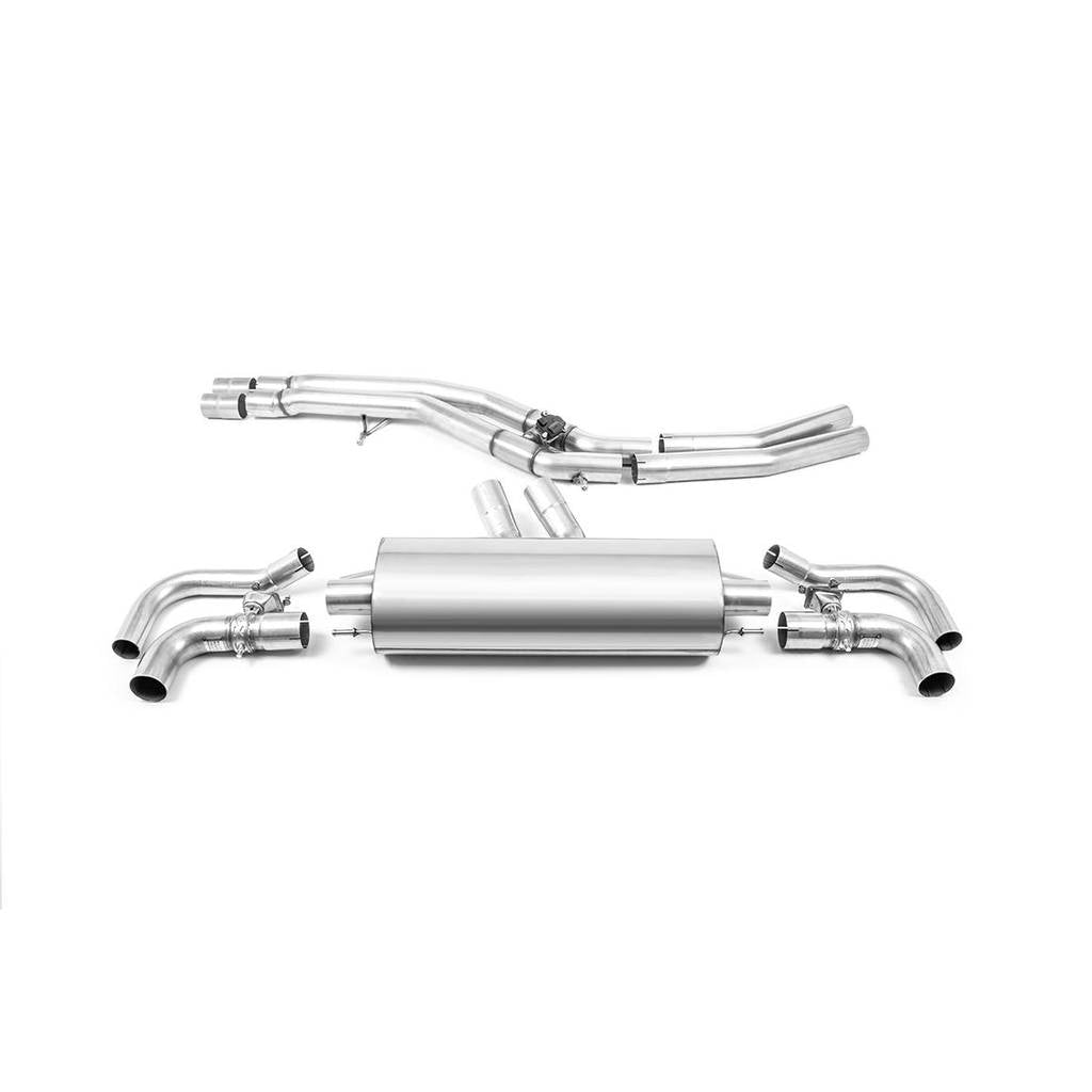 MILLTEK SSXAU898 Фронтпайп для AUDI RSQ8 4.0 V8 Bi-Turbo (OPF / GPF Equipped Models) 2020-2021 Photo-0 