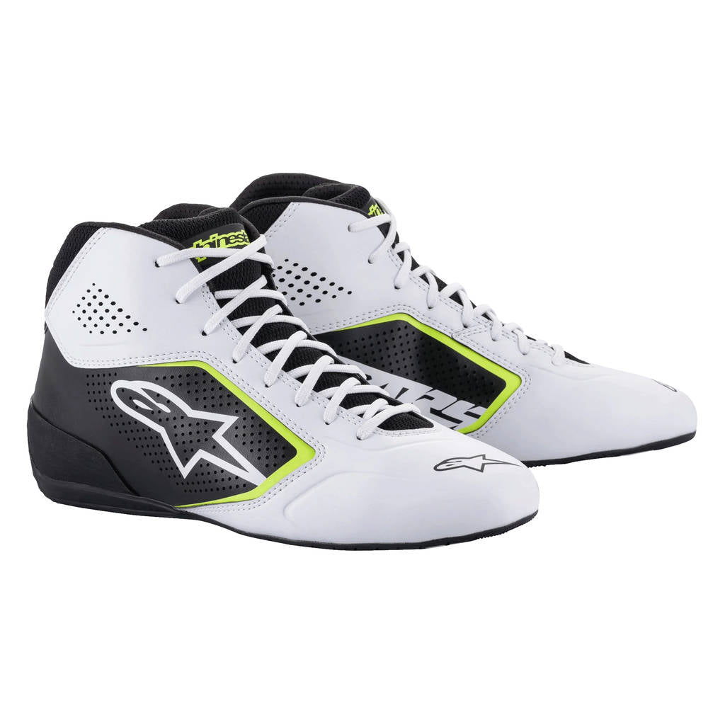 ALPINESTARS 2711521_215_10 Черевики для картингу TECH-1 K START V2, білий/чорний/флюор. жовтий, Розмір 43 Photo-0 