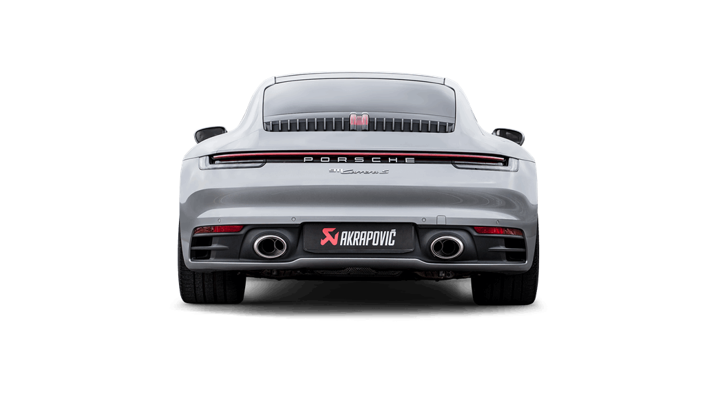 AKRAPOVIC S-PO/TI/14 Вихлопна система Slip-On Race Line (титан) для PORSCHE 911 Carrera /S/4/4S/GTS/Cabriolet (992) 2019-2024 Photo-3 