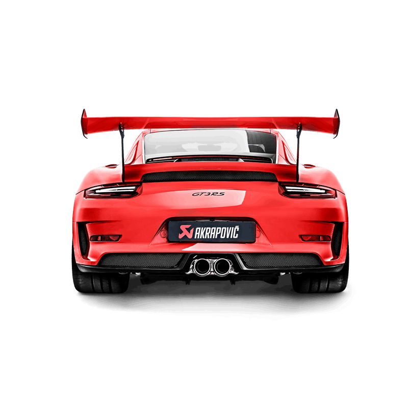 AKRAPOVIC S-PO/TI/15 Вихлопна система Slip-On Line (Titanium) для PORSCHE 911 GT3RS (991.2) OPF/GPF 2019 Photo-1 