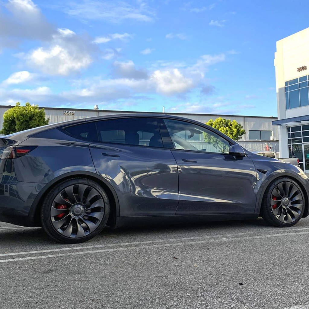 UNPLUGGED PERFORMANCE UP-MY-310 - 8.1 Комплект занижених пружин підвіски Mild-LR RWD для TESLA Model Y Photo-5 