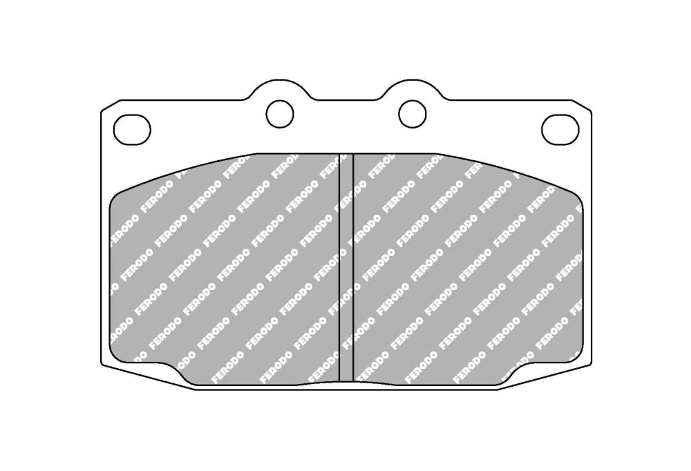 Ferodo FCP483H Ds2500 Колодки перед для MAZDA RX7 Photo-0 