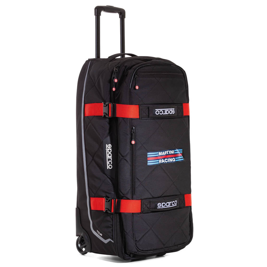 SPARCO 016437MRRS Сумка дорожня, MARTINI RACING TOUR, чорно-червона Photo-0 
