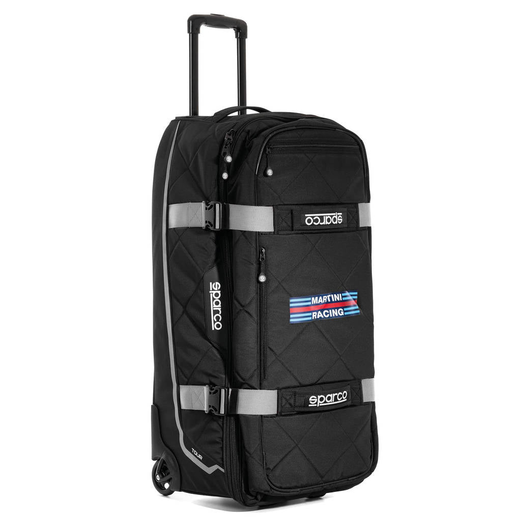 SPARCO 016437MRSI Сумка дорожня, MARTINI RACING TOUR, чорно-срібна Photo-0 