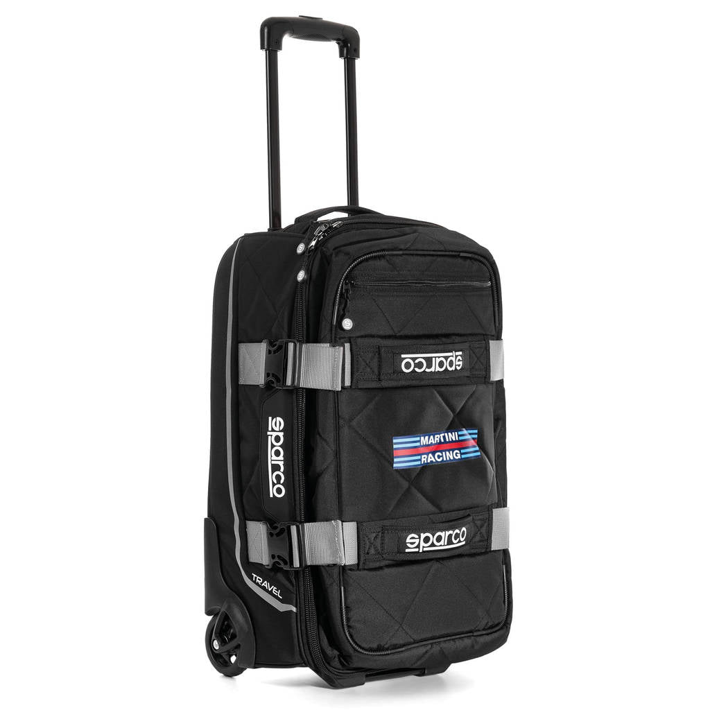 SPARCO 016438MRSI Сумка дорожня, MARTINI RACING TRAVEL, чорно-срібна Photo-1 