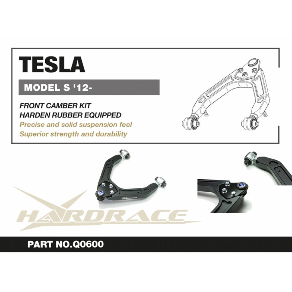 HARDRACE Q0600 К-т переднього верхнього розвалу - 2 шт для TESLA MODEL S '12- Photo-1 