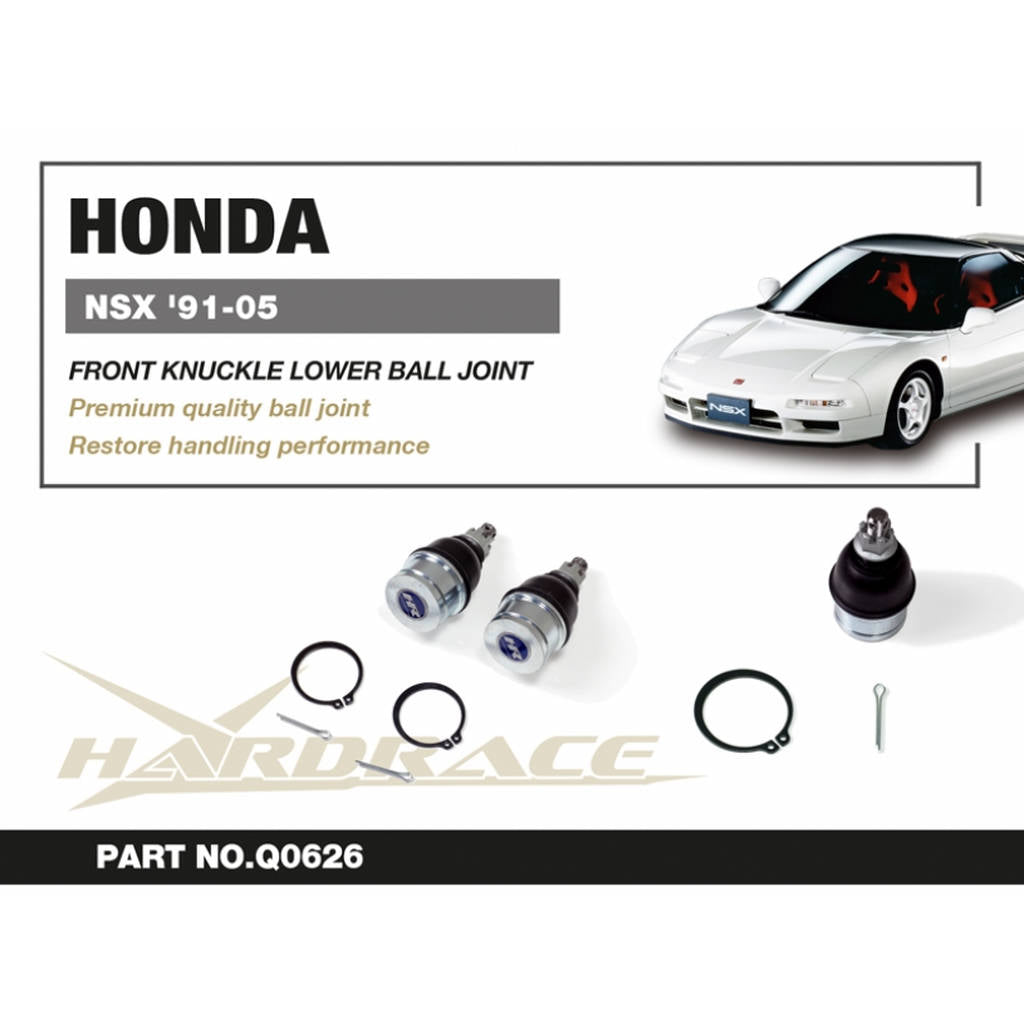 HARDRACE Q0626 Кульовий шарнір переднього кулака 2 шт для HONDA/для ACURA NSX '91-05 Photo-1 