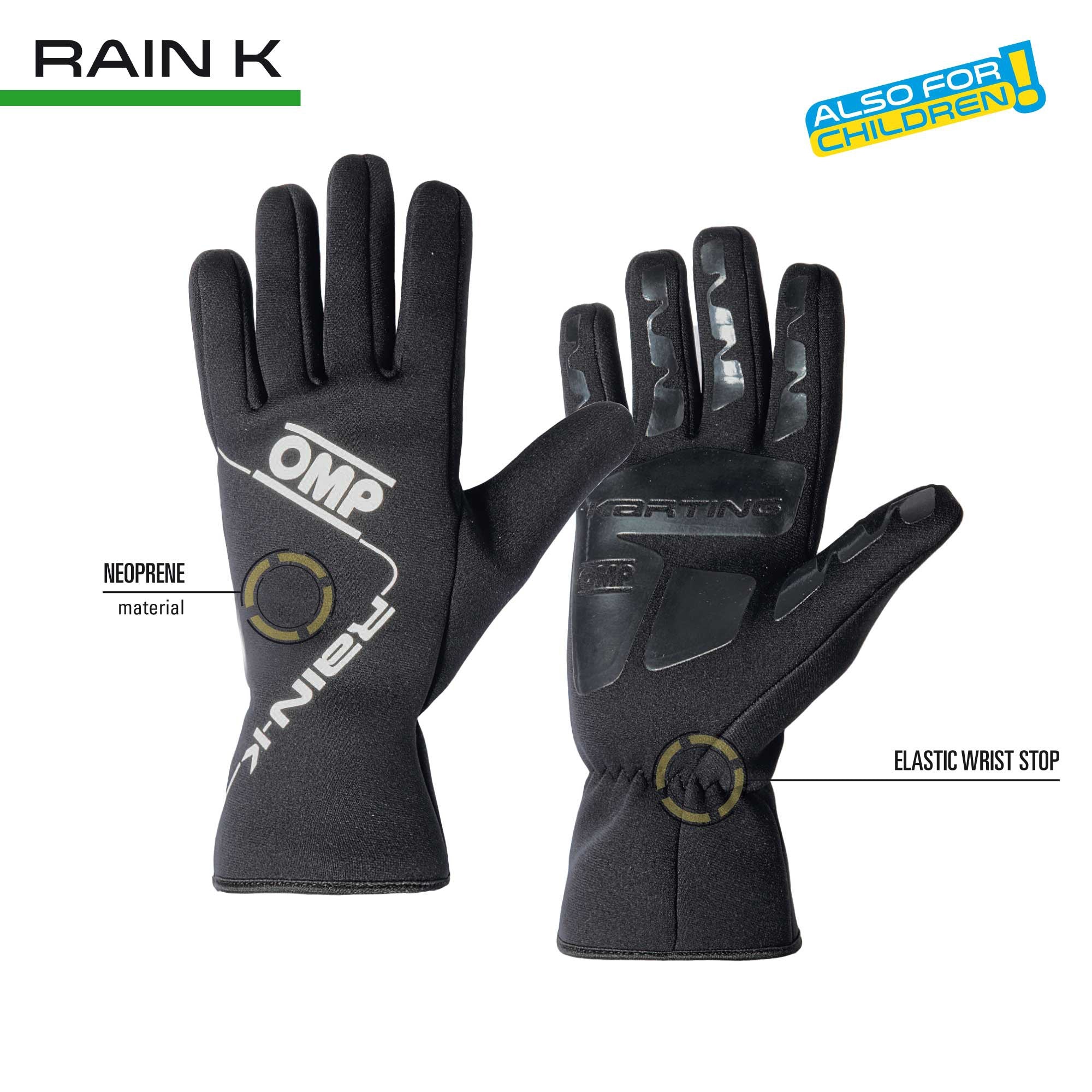 OMP KB0-2739-A01-071-XL (KK02739071XL) Рукавички RAIN K, неопрен (дощ), чорний, розмір XL Photo-3 