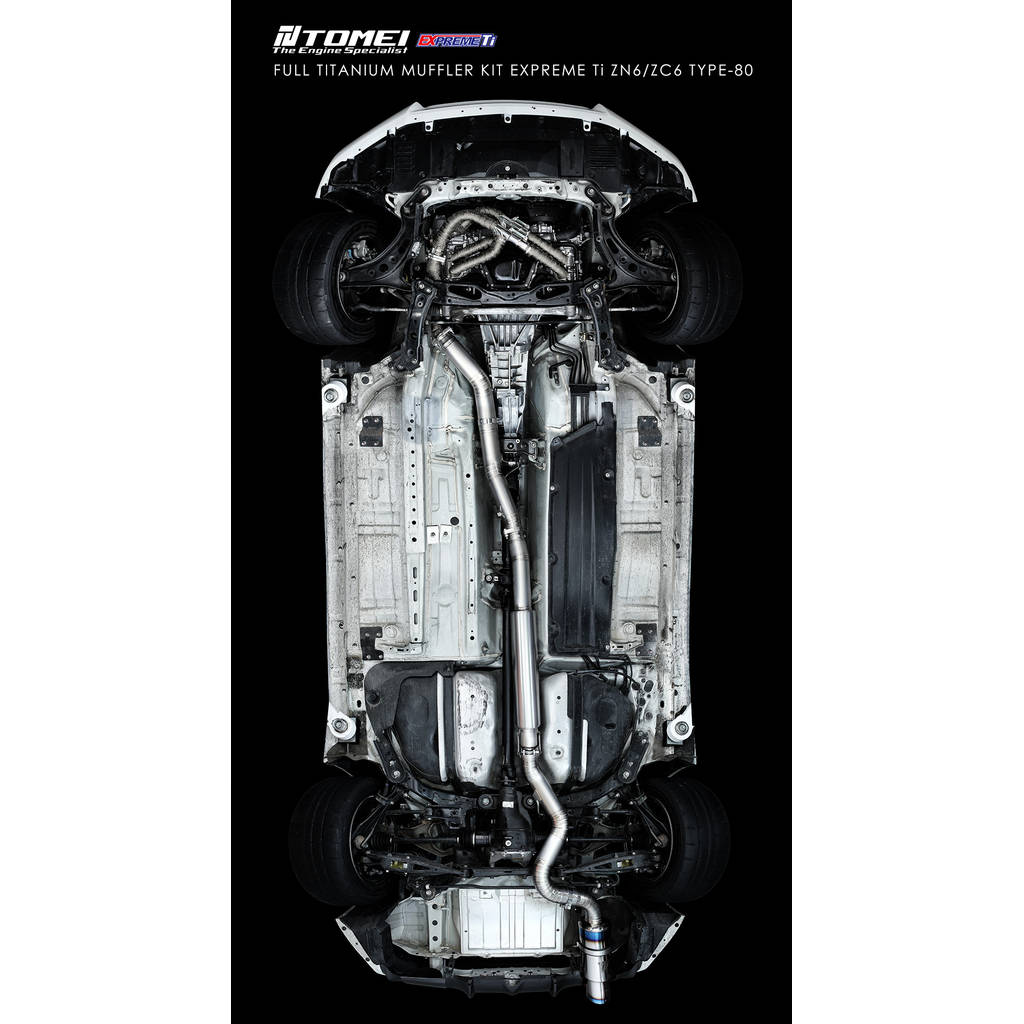 TOMEI TB6090-SB03C Тітанова вихлопна система EXPREME Ti ZN6/ZC6 TYPE-80 Photo-1 