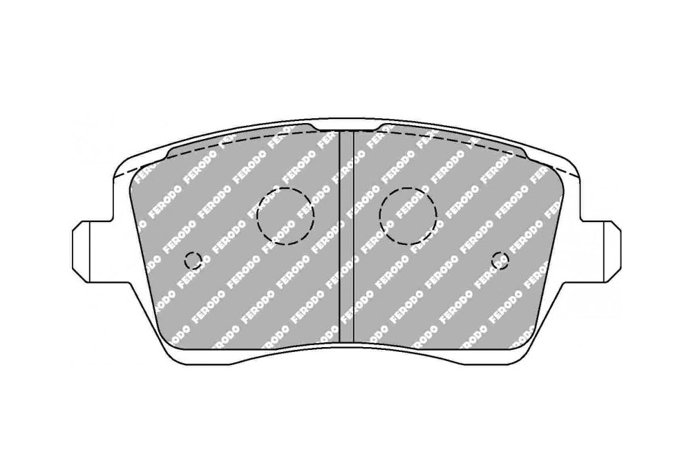 FERODO FCP1617R Передні гальмівні колодки DS3000 для RENAULT CLIO 3/4 RS/SUZUKI SWIFT 3/NISSAN MICRA 01-03 Photo-0 