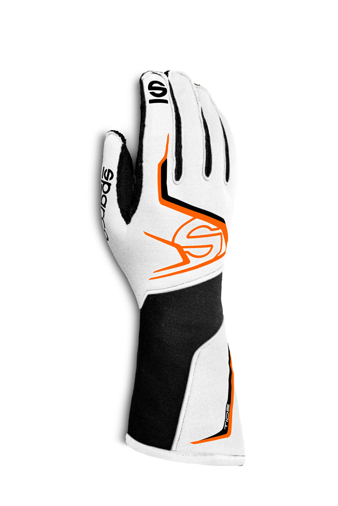 SPARCO 0028612NRAF Рукавички для картингу TIDE K 2020 року, білий/чорний/помаранчевий, розмір 12 Photo-0 