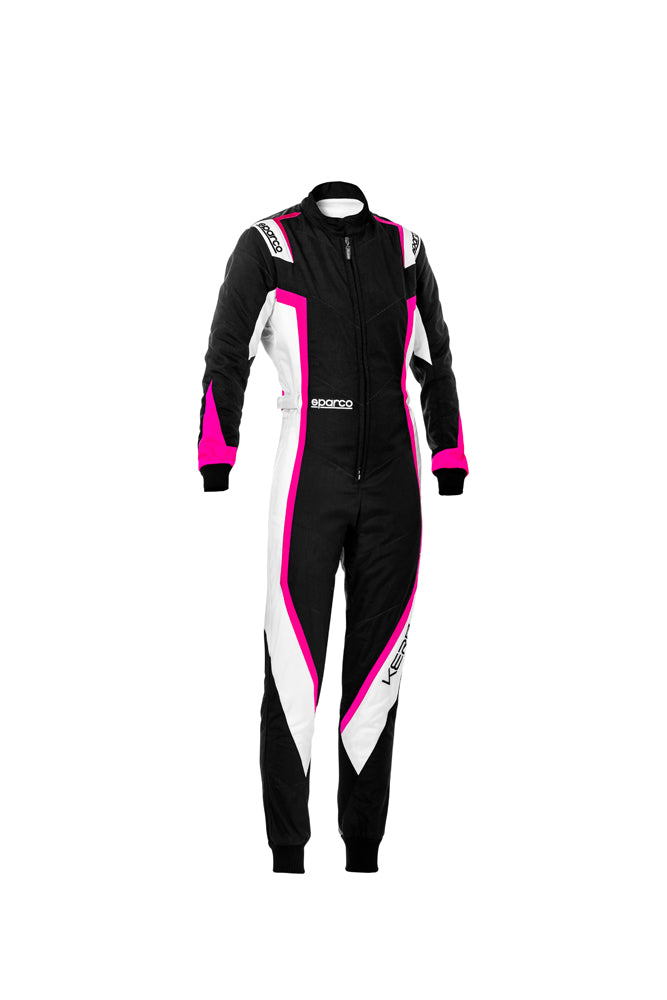 SPARCO 002341LNRBF120 Комбінезон для картингу KERB GIRL, CIK, дитячий, чорний/білий/рожевий, розмір 120 Photo-0 