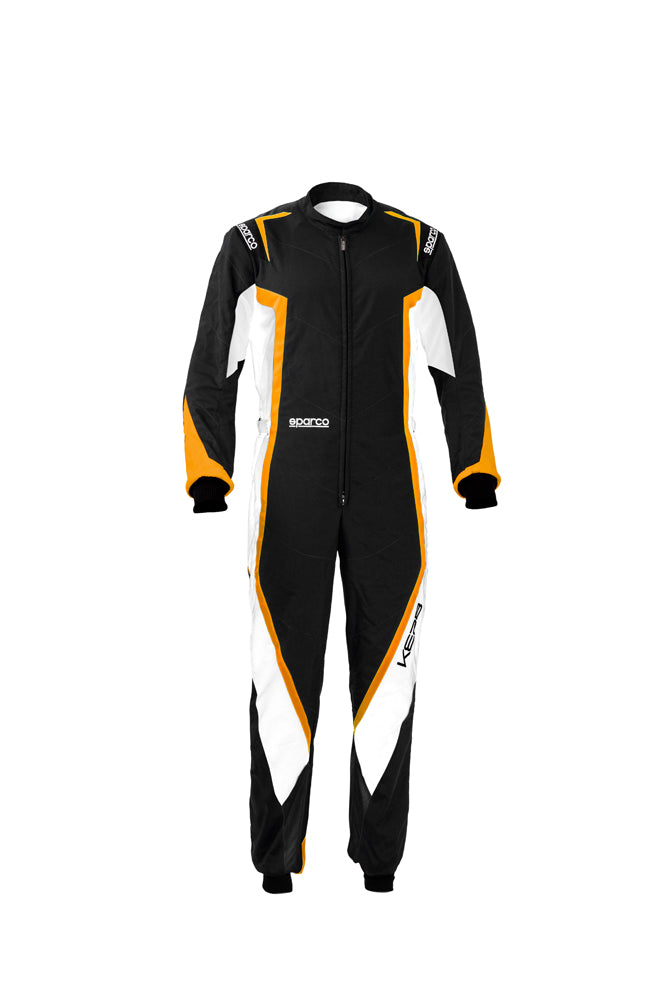 SPARCO 002341NBAF5XXL Комбінезон для картингу KERB, CIK, чорний/помаранчевий/білий, розмір XXL Photo-0 