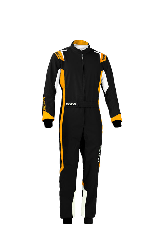 SPARCO 002342NRAF4XL Комбінезон для картингу THUNDER, CIK, чорний/помаранчевий, розмір XL Photo-0 