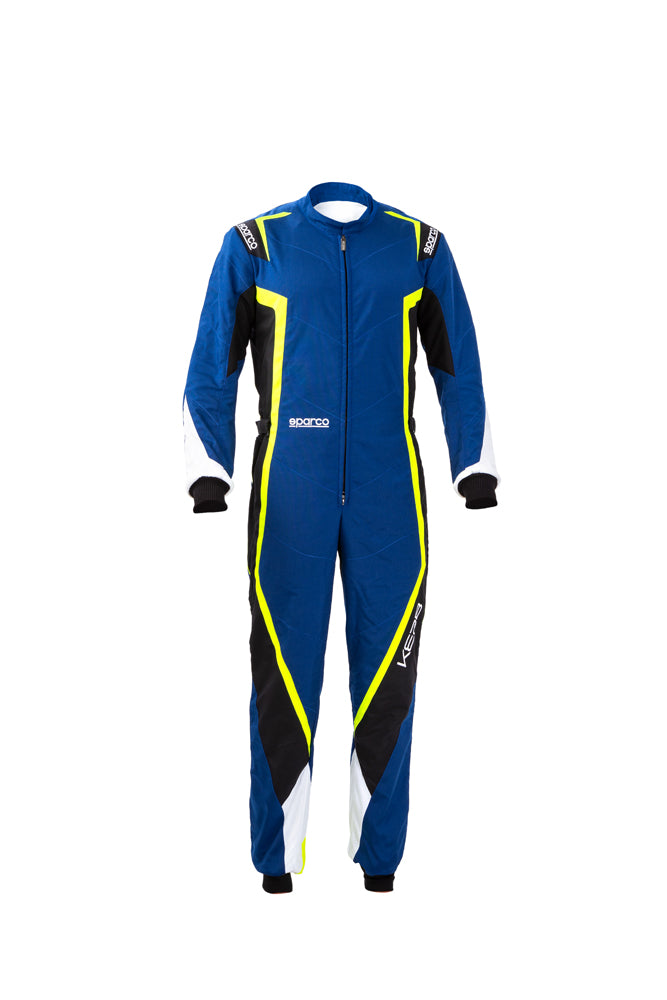 SPARCO 002341BNGB150 Комбінезон для картингу KERB YOUTH, CIK, дитячий, синій/жовтий/чорний, розмір, 150 Photo-0 