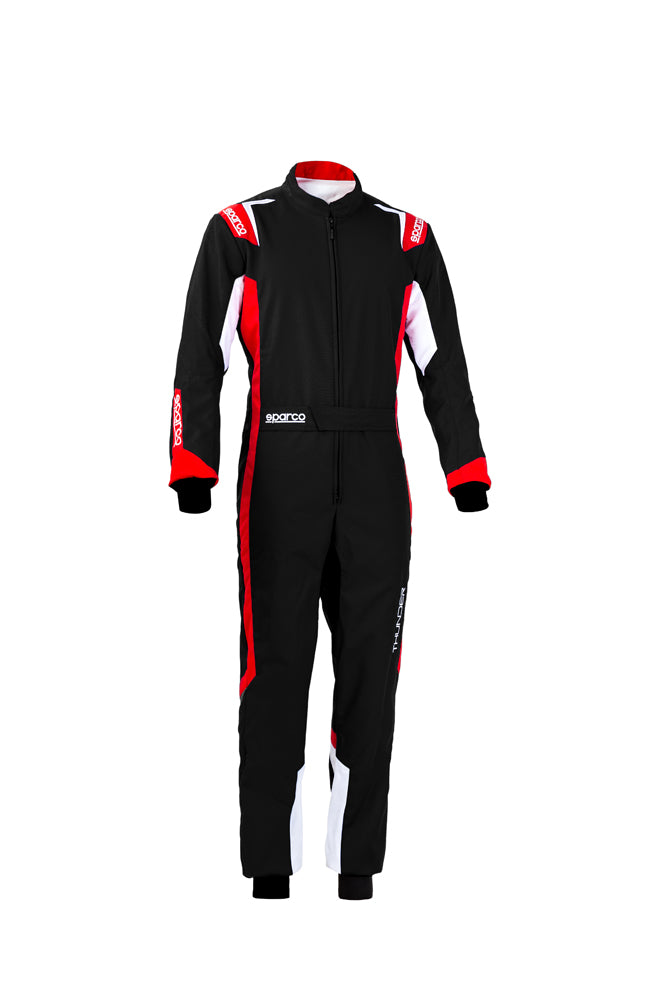 SPARCO 002342NRRS5XXL Комбінезон для картингу THUNDER, CIK, чорний/червоний, розмір XXL Photo-0 