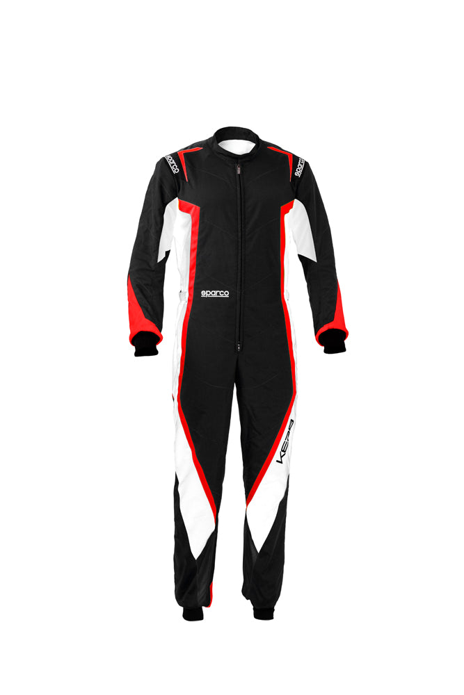 SPARCO 002341NBRS150 Комбінезон для картингу KERB YOUTH, CIK, дитячий, чорний/білий/червоний, розмір, 150 Photo-0 
