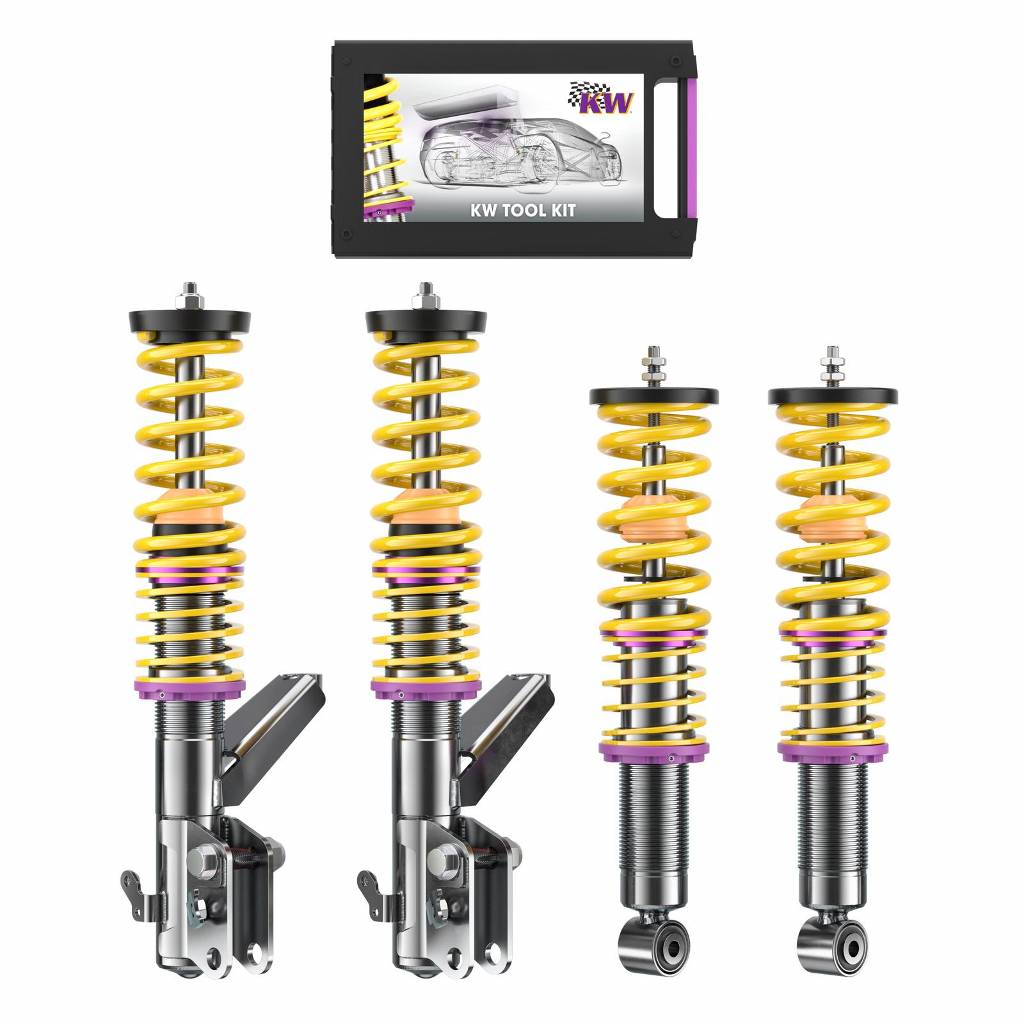 KW 15250007 комплект підвіски INOX V2 HONDA CIVIC; (EM2,EP1,EP2,EP3,EP4,EU5,EU6, EU7,EU8,ES4,ES5,ES6,ES7,ES9, EV1) Photo-0 