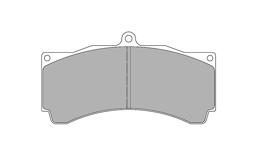 FERODO FRP3077H Гальмівні колодки DS2500 для супорта AP Racing CP5575-1004 / CP5070 Photo-0 