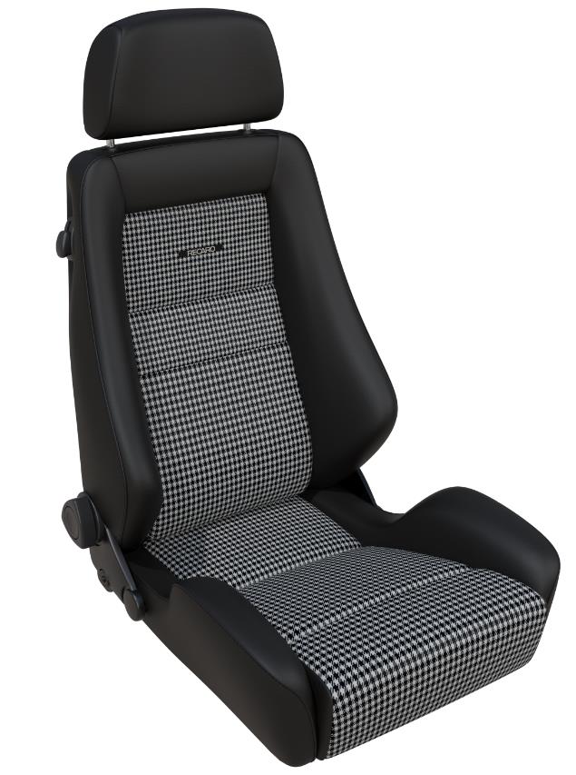 RECARO 088.00.0B25 Крісло Classic LX Leather black/Pepita Photo-1 